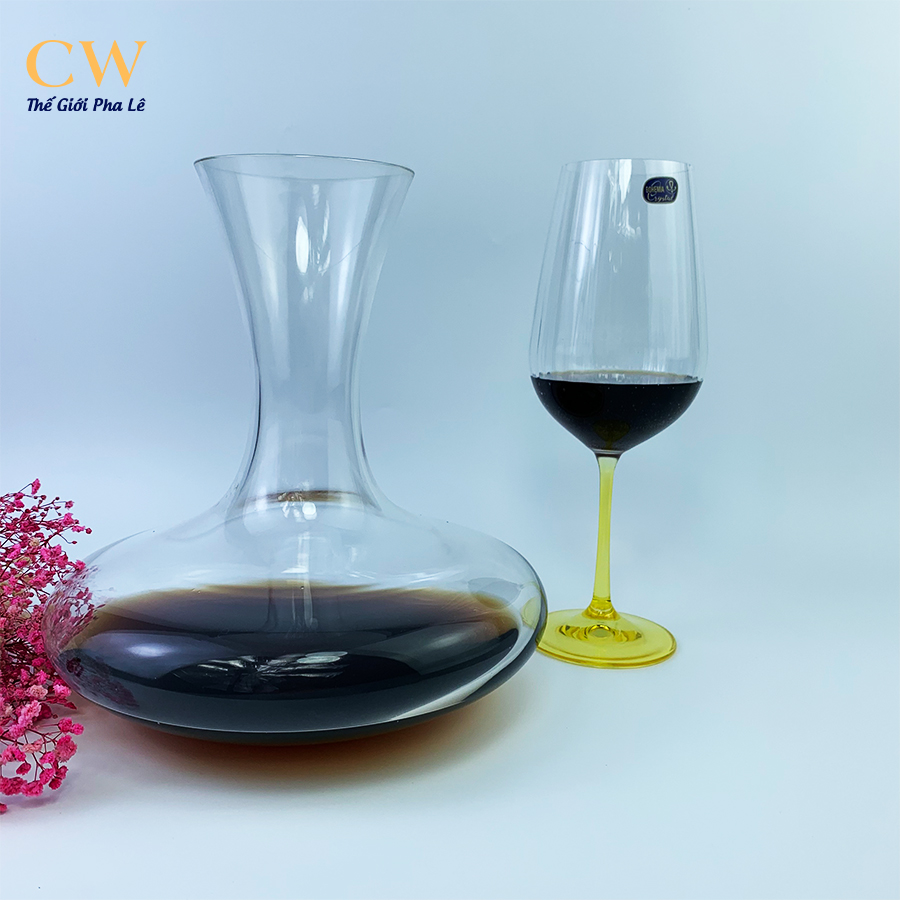 Bình Decanter Pha Lê Tiệp 34136 1500ml (Lắc Vang Pha Lê)