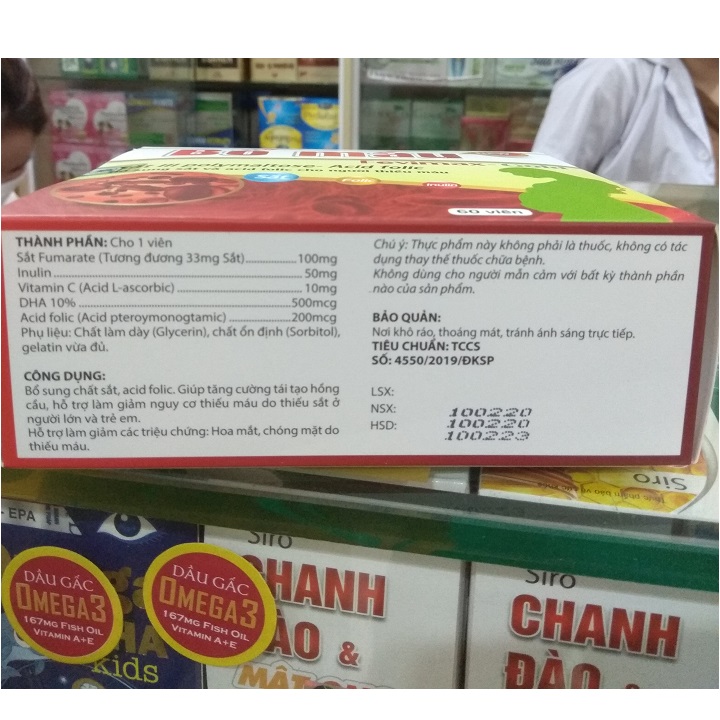 Viên uống BỔ MÁU FEVIMAX