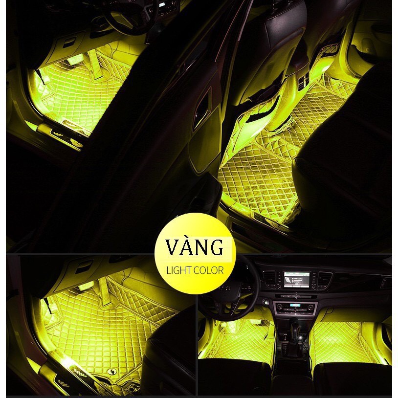 Đèn LED gầm ghế ô tô 4 x 12 bóng