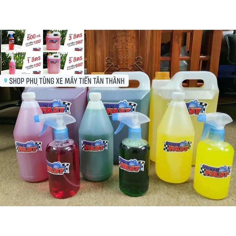 [HCM]Nước dung dịch tẩy rửa làm mới supper fast ( không xài axít)