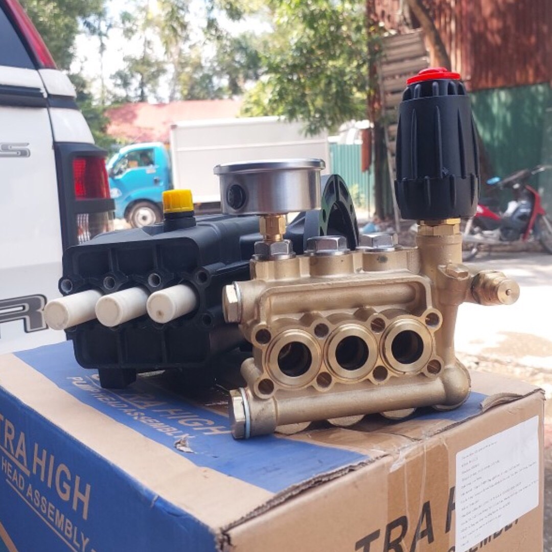 Đầu bơm rửa xe cao áp Shinko 2kw - 3,5kw đủ loại