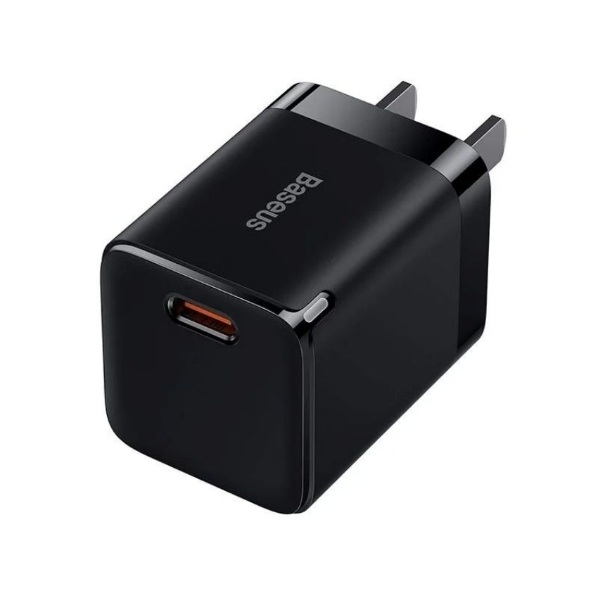 Cốc sạc nhanh gan 3 fast charger 1c 30w baseus – ccgn010002 – hàng chính hãng