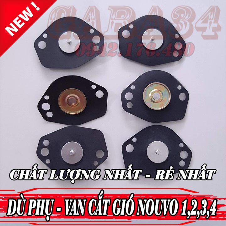 Van cắt gió nouvo 1234 - dù phụ nouvo