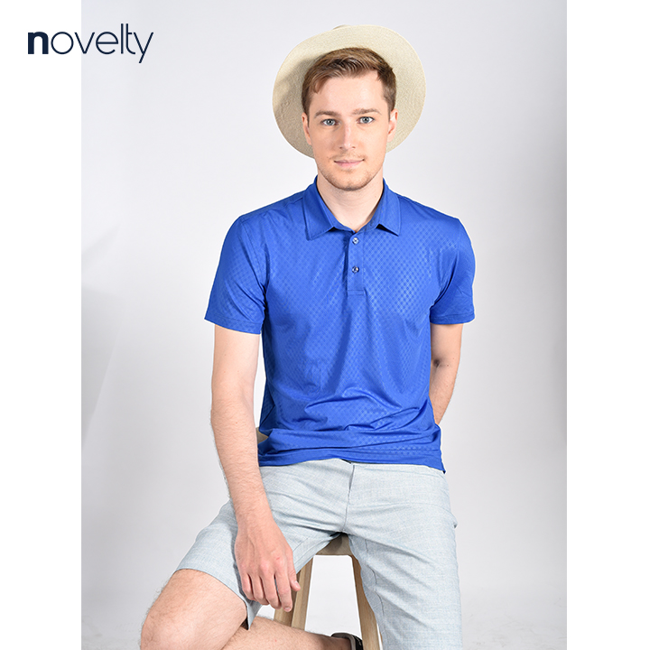 Áo Polo nam Novelty họa tiết 190135N