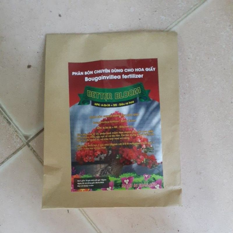 Phân bón chuyên dùng cho hoa giấy Better Bloom