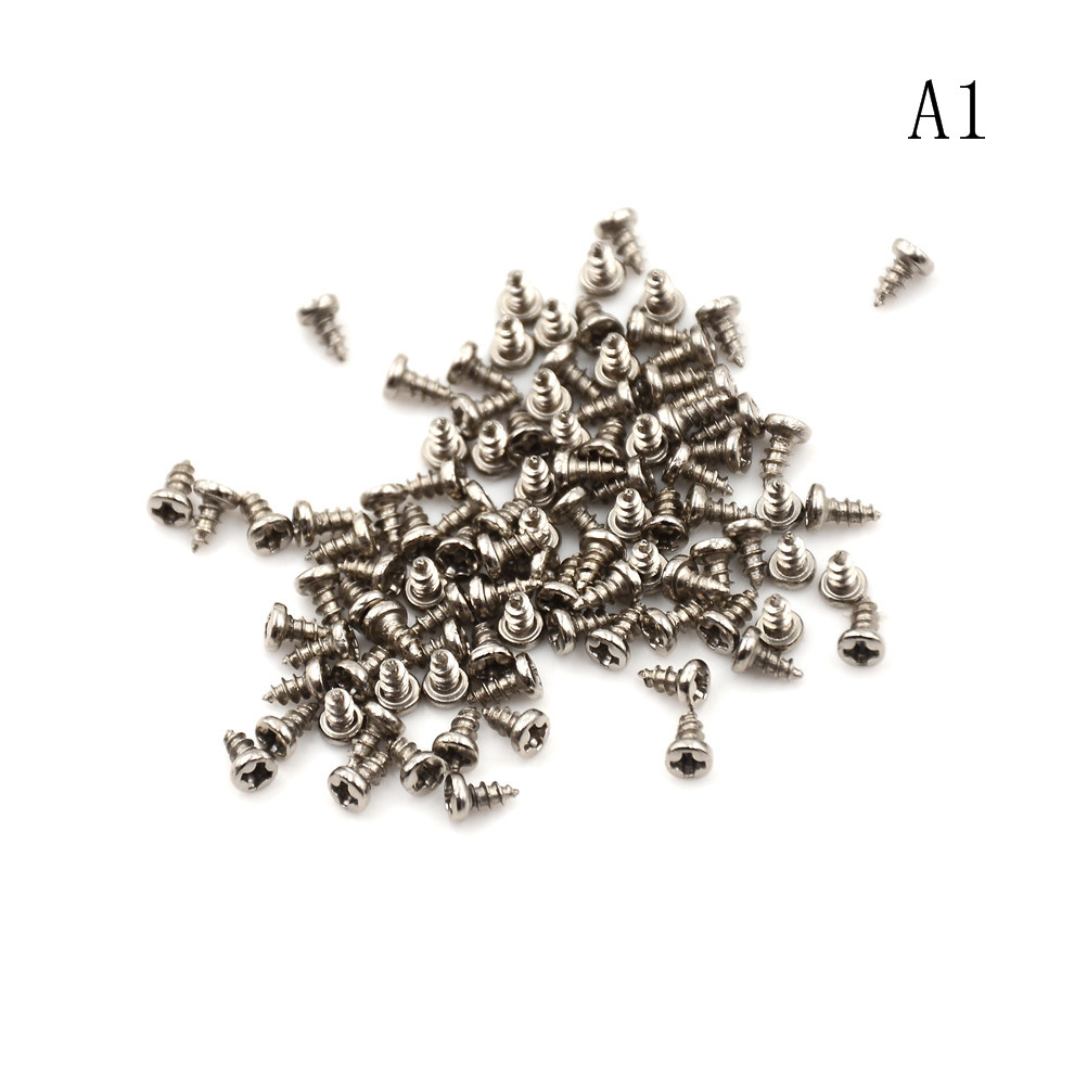 100pcs M2 vít chủ đề Đường kính vòng đầu chéo vít tự khai thác vít