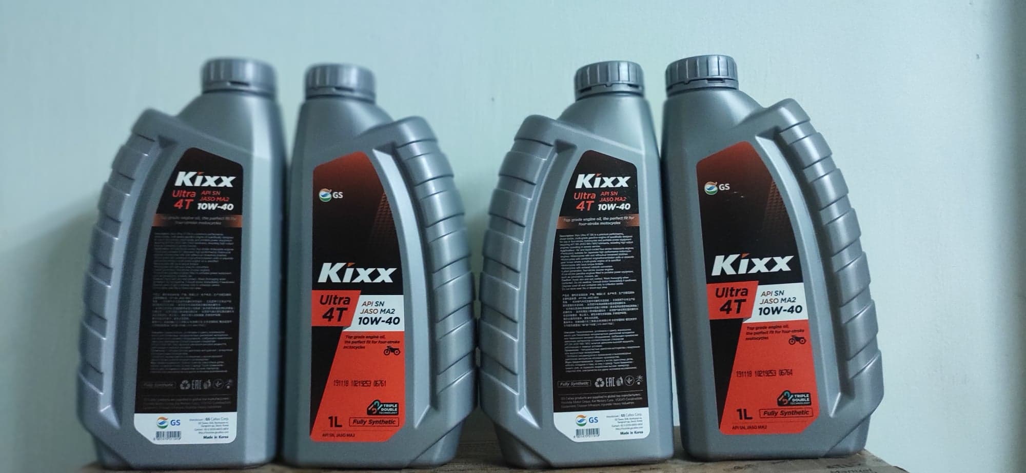 COMBO 4 BÌNH NHỚT KIXX 10W40- 1L
