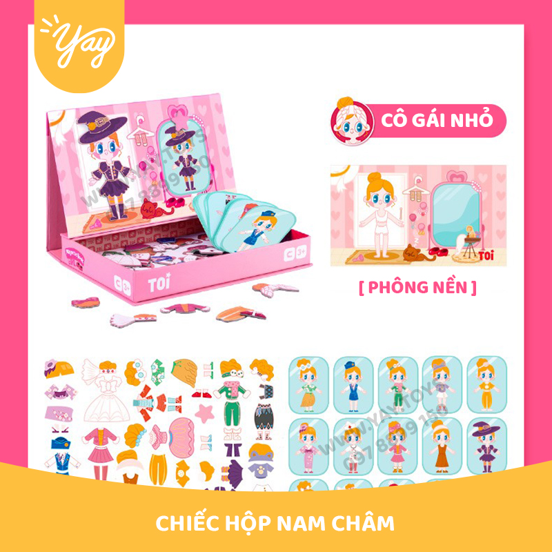 [6 MẪU] Xếp Hình Nam Châm Mideer - TOi 3+