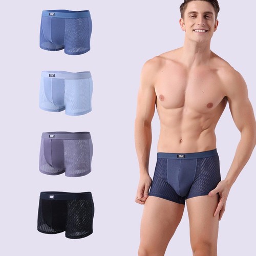 Combo 5 Quần Lót Boxer Nam Thông Hơi Lưng Chữ Nhật - Chất Liệu Cao Cấp Cực Mát - Quần Sịp Đùi Nam - Quần Lót Nam -BCTHIENDUONGNOIY