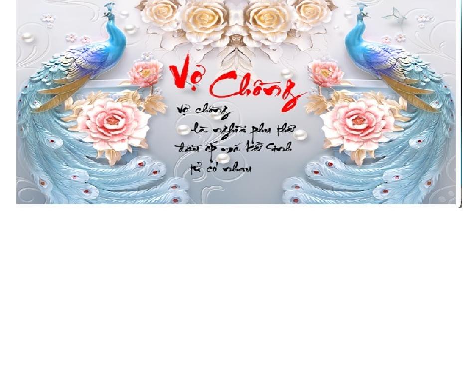 Tranh đính đá Vợ Chồng LV191 kích thước 75X50cm