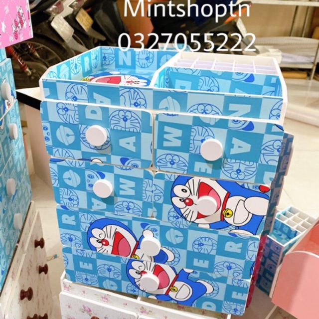 Tủ đựng mỹ phẩm 5 tầng đô rê mon