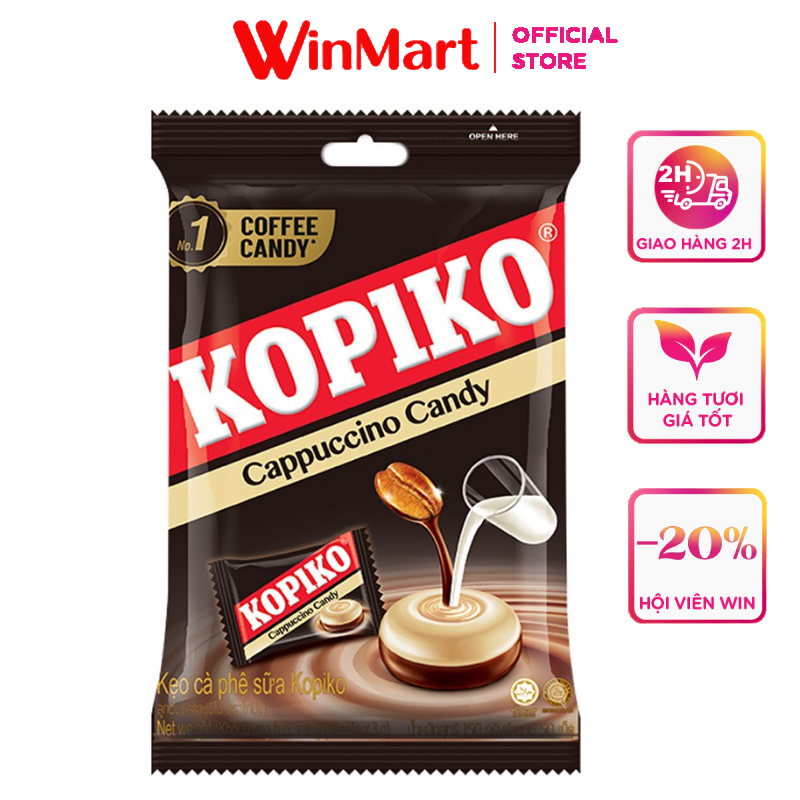 [Siêu thị WinMart] - Kẹo cà phê Kopiko coffeeshot gói 150g
