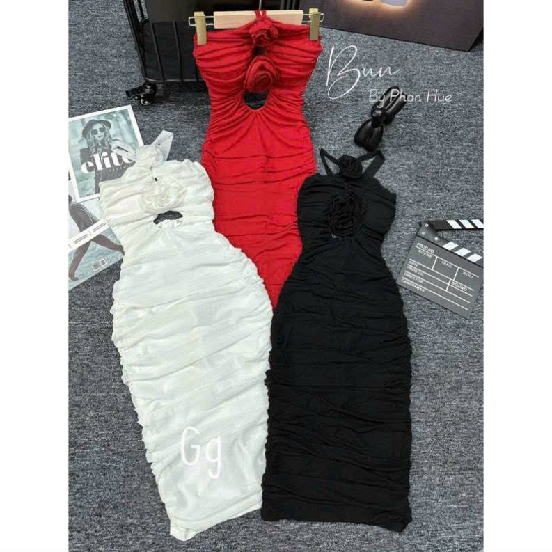 ĐẦM HAI MAXI DÂY XẺ TÀ KHOÉT EO l0987