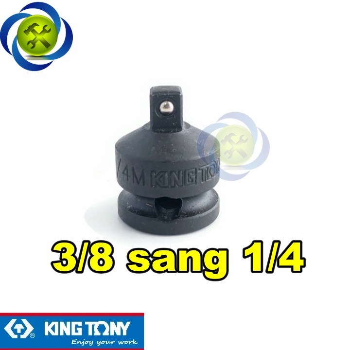 Đầu chuyển đen 3/8 sang 1/4 kingtony 3862