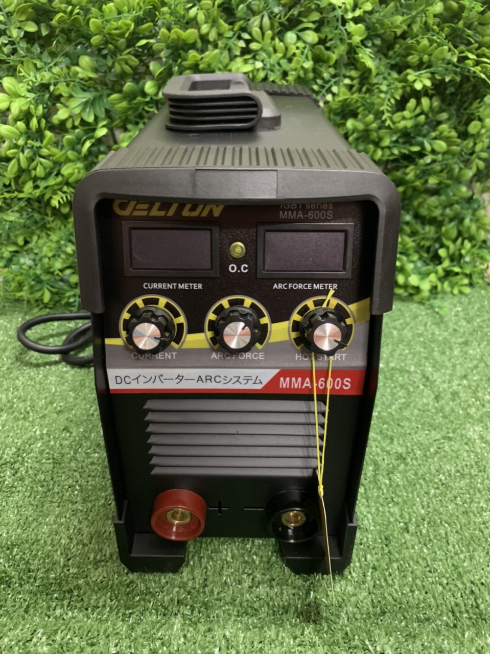Máy hàn điện tử Delton-600A , Hàn được vật liệu mỏng,hồ quang ổn định,máy hàn gia đình giá rẻ | Mặt nạ hàn + Búa gõ rỉ sét + Dây kẹp mát + Bao tay...
