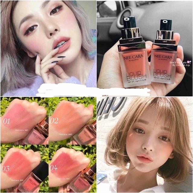 Phấn Má Hồng Dạng Kem Nee Cara Color High Quality Liquid Blush