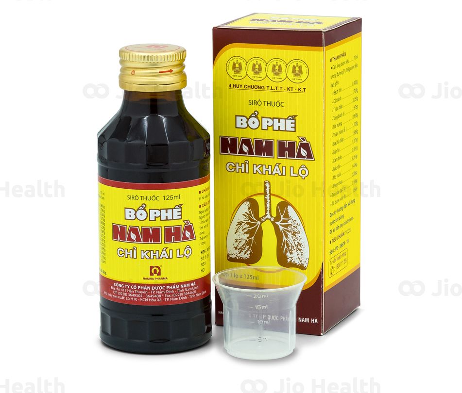 [Mẫu Mới] Siro Bổ Phế Nam Hà XC (chai có đường,không đường) - 125ml