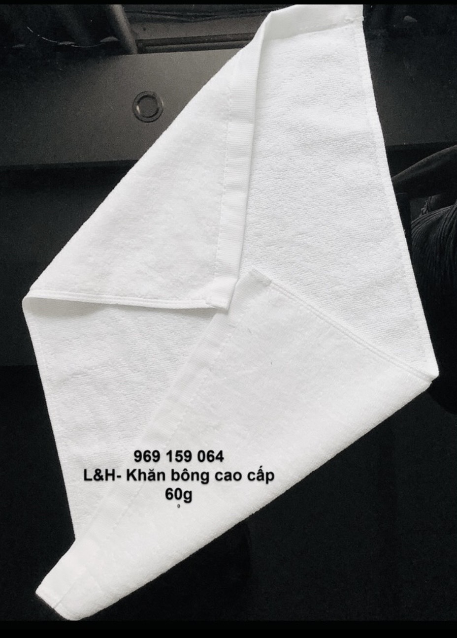 Khăn mặt khách sạn trắng 30 * 50 cm