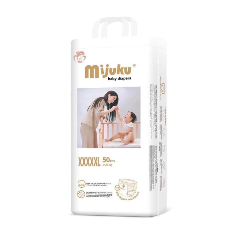 [FREESHIP] Tã Quần Mijuku Đủ Size  gói 50 miếng
