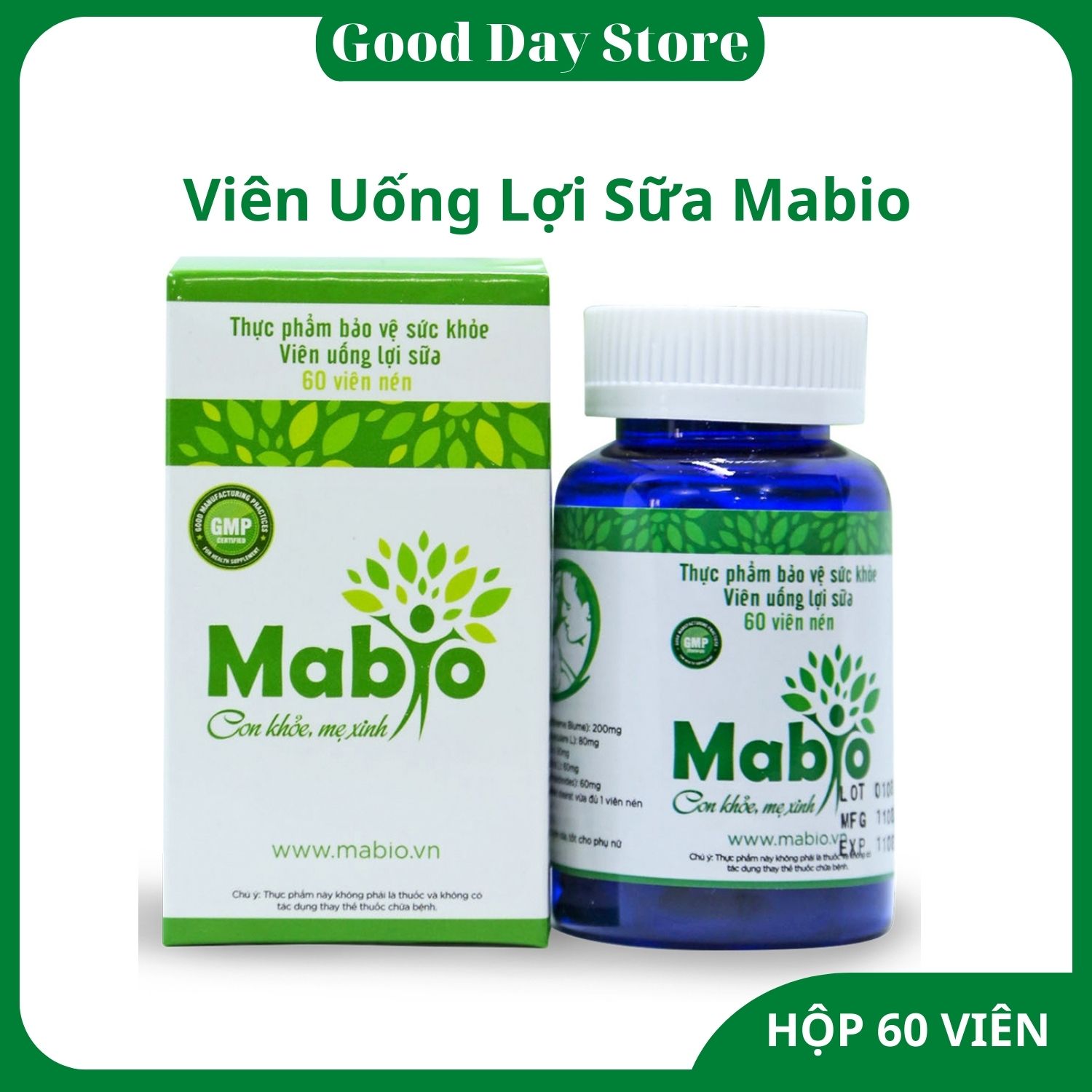 Viên uống lợi sữa Mabio