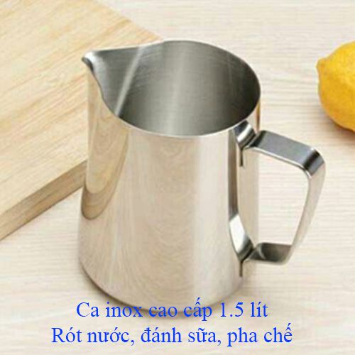 Ca inox 1.5L không nắp