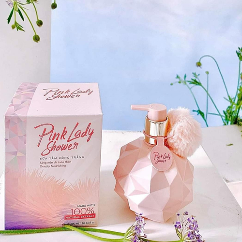 Sữa tắm xông trắng Pink Lady Qlady