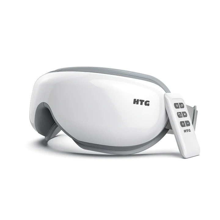 Hand-held Bluetooth Eye Massage Machine, Electric Eye Care Relaxing Massage Machine with Heat Vibration