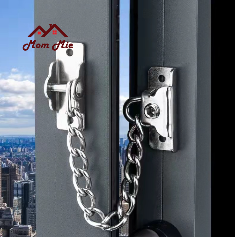 [HCM]Chốt khóa chặn cửa lùa cửa kéo chìa vàng - I014