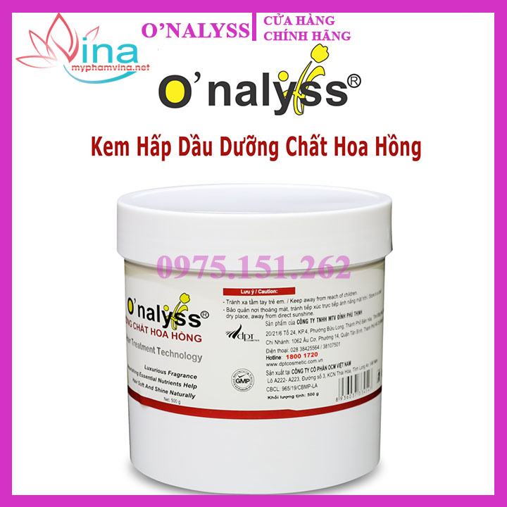 [HCM]Hấp Dầu Onalyss Hương Hoa Hồng 500g