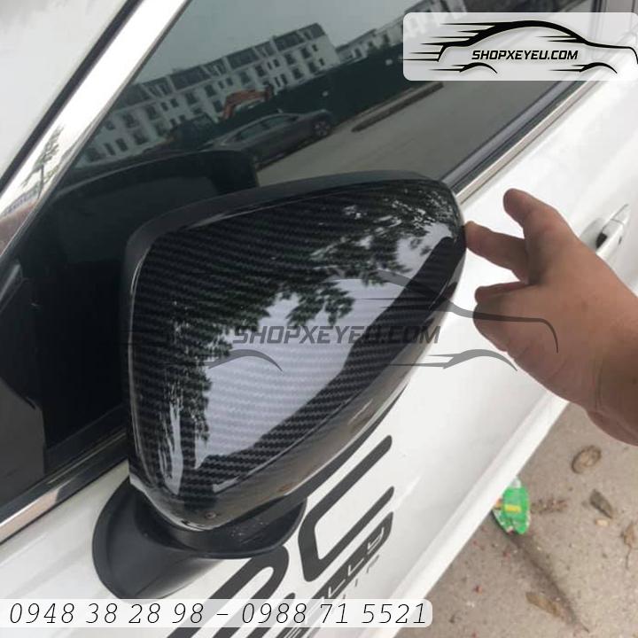 Ốp gương vân carbon cho Mazda 3 facelift ( năm 2017 đến 2019) , 6 đời facelift (2017 đến 2019)