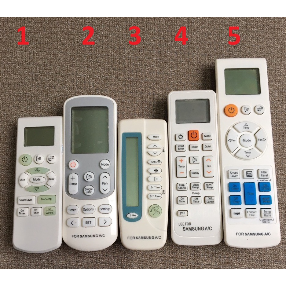 Remote Điều khiển điều hòa máy lạnh samsung  [CHỌN MẪU]