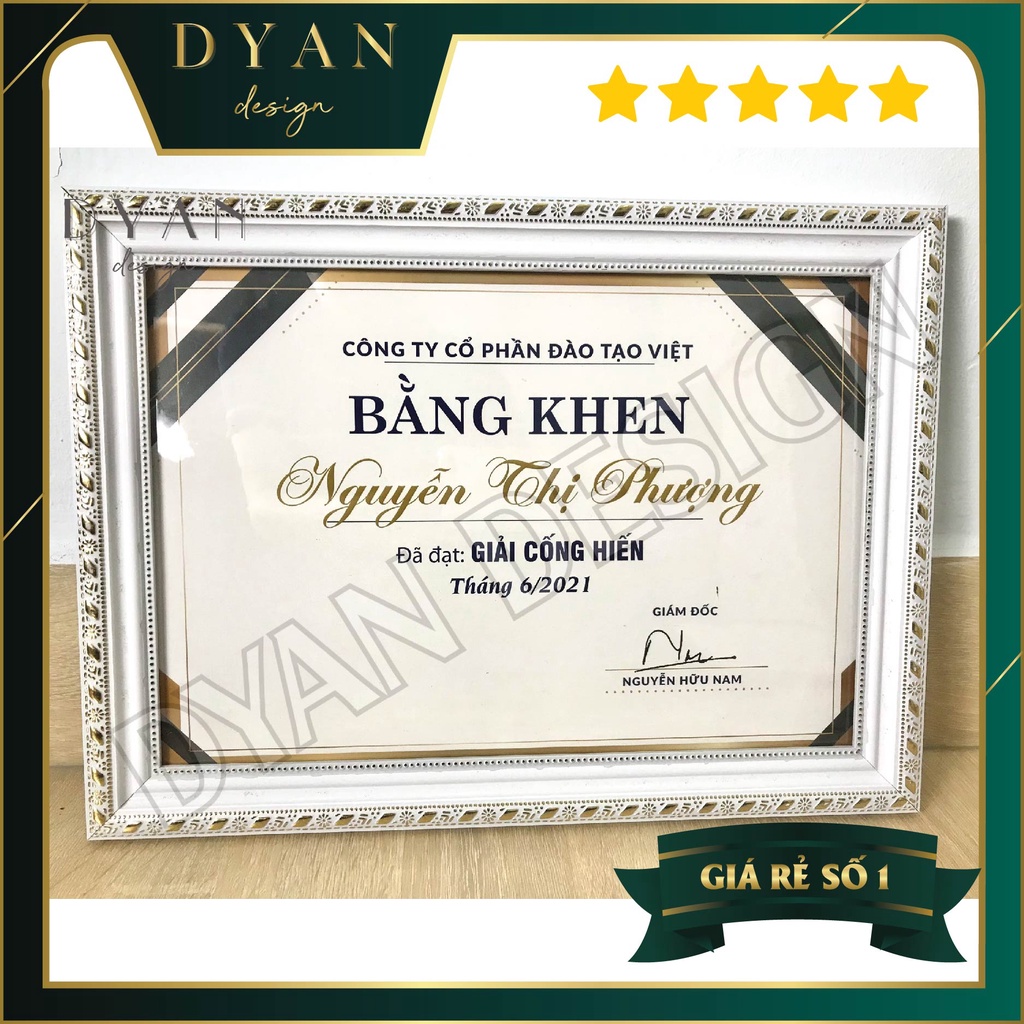 Khung giấy khen a4