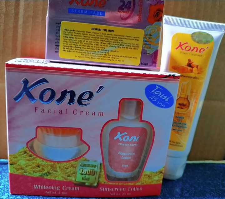 COMBO KONE MỤN THÁI LAN (SRM+KEM+SERUM)