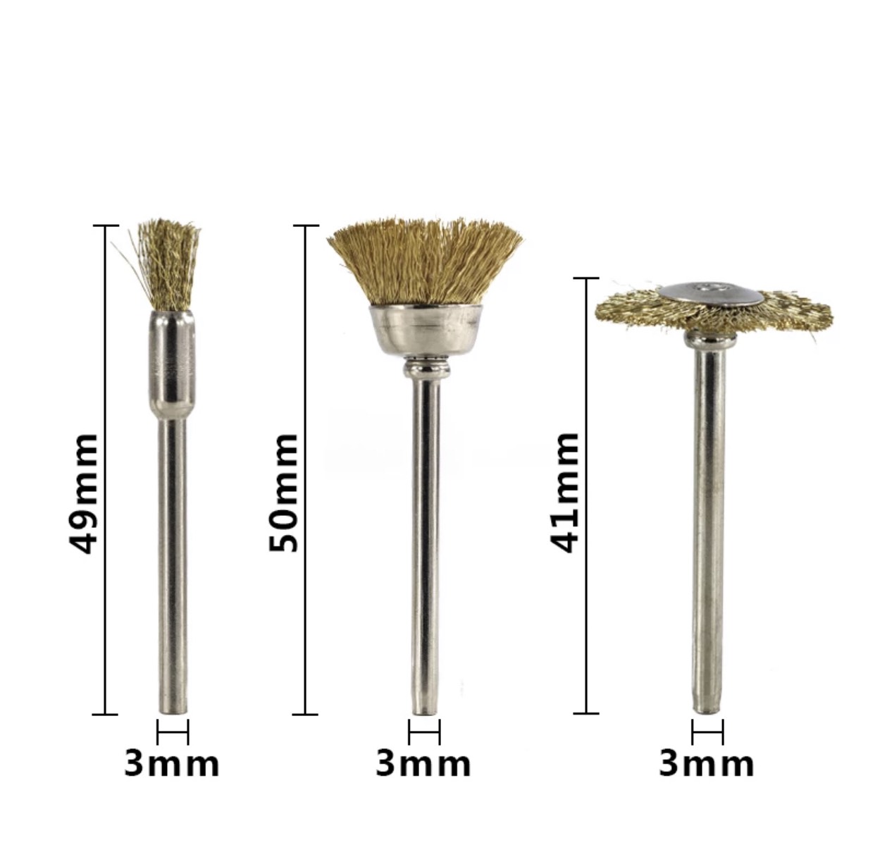 Chổi Đánh Rỉ Sắt Lông Ngựa 3 Mm.