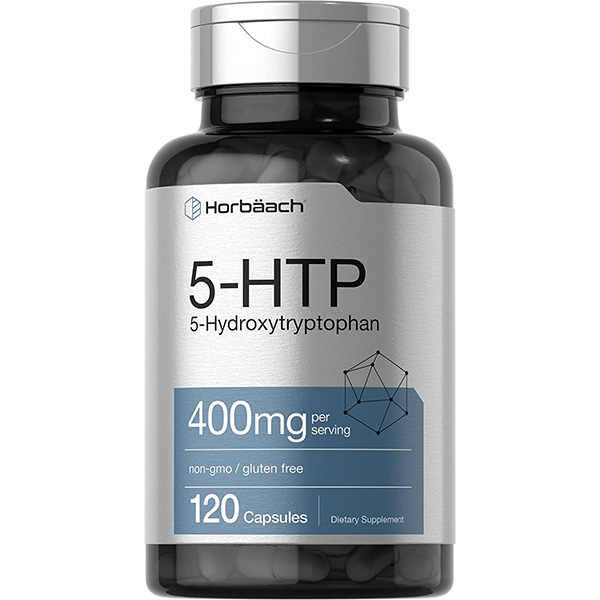 Horbaach 5htp 400mg 120 capsules | 5-htp extra strength supplement