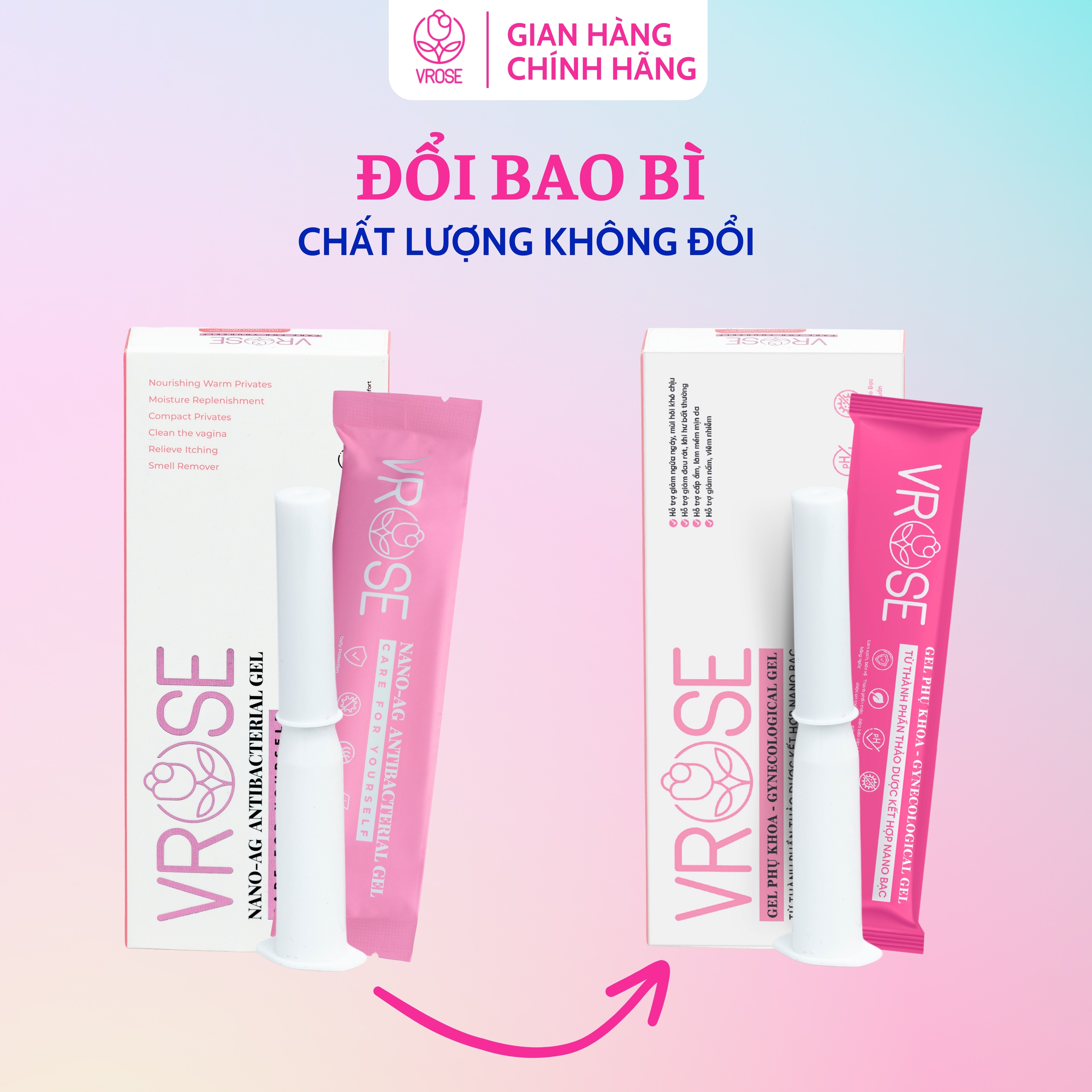 Combo sạch thơm nồng nàn vùng kín Vrose