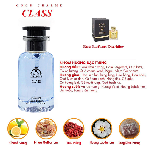 Nước hoa nam CLASS - MẠNH MẼ VÀ SANG TRỌNG (25ML)