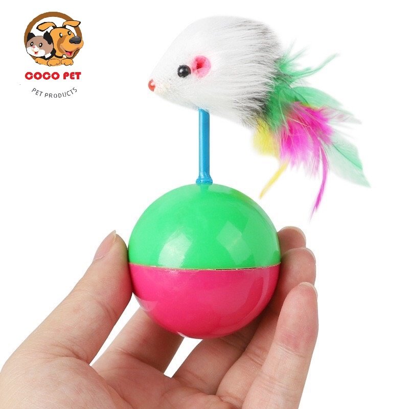 Đồ chơi cho mèo - bóng chuột lật đật
