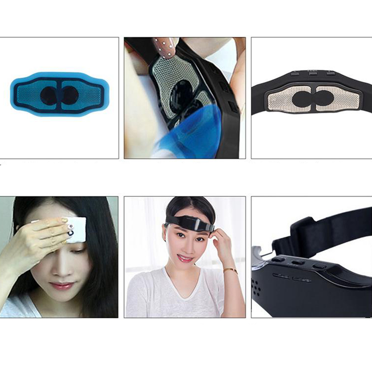 Máy massage đầu, Máy Trị Liệu Ngủ giảm stress (Màu đỏ)