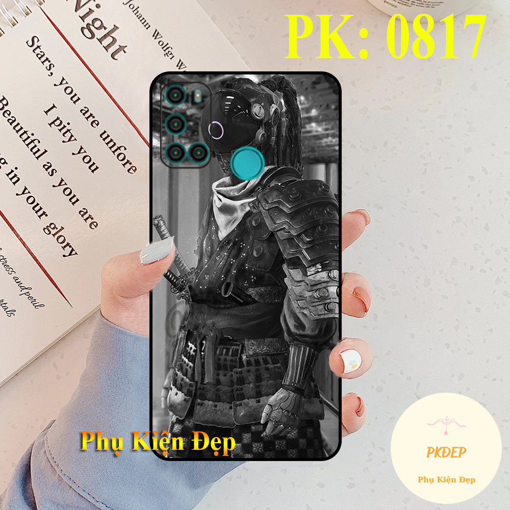 [HCM]Ốp lưng Vsmart Joy 4 dẻo đen in hình Võ Sĩ Samurai