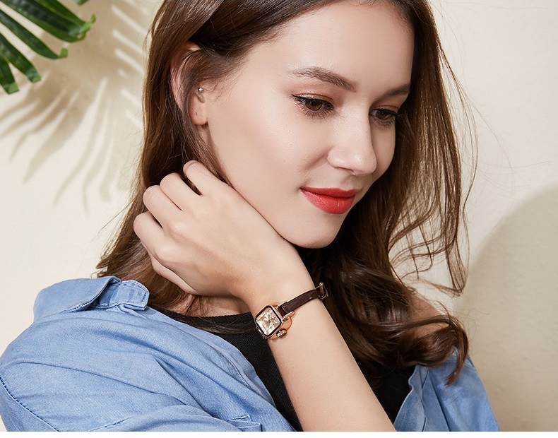 Đồng hồ nữ thời trang Julius Hàn Quốc JA-496 dây da