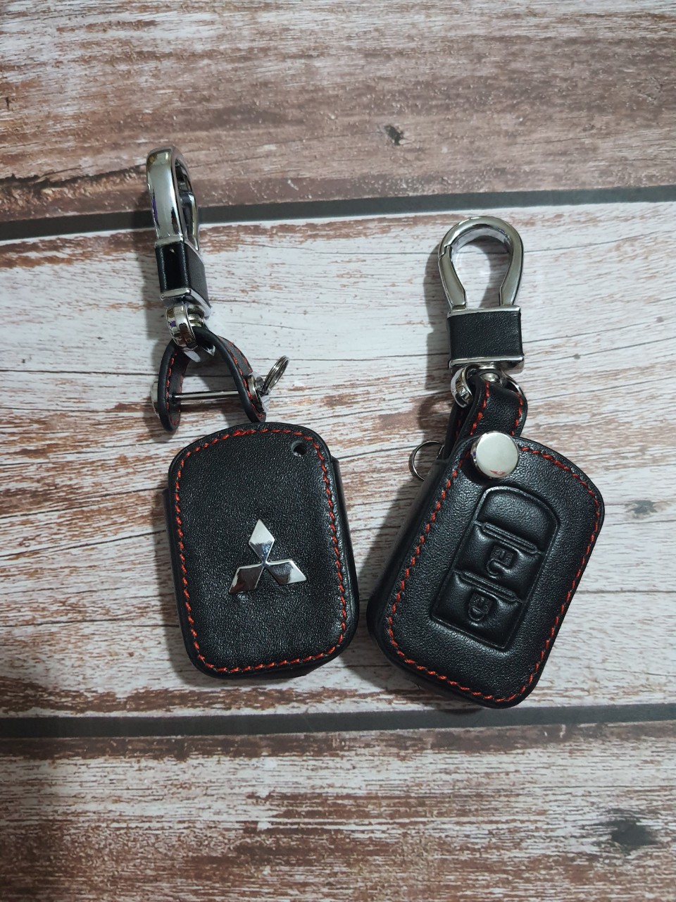 BAO DA CHÌA KHÓA MITSUBISHI BẢN CHÌA CƠ 2 NÚT