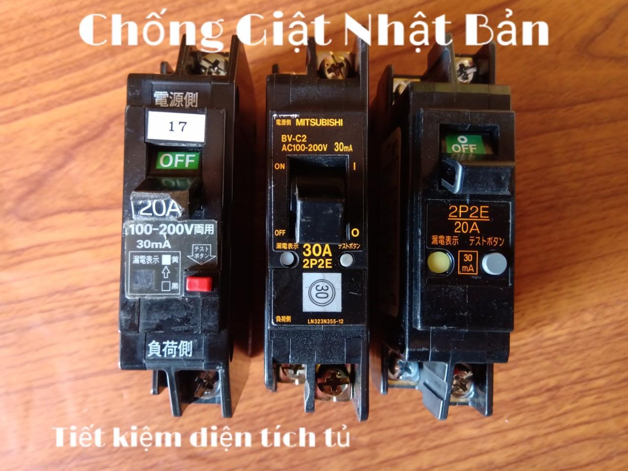 Aptomat Chống Giật Nhật Bản 1 Pha 20A