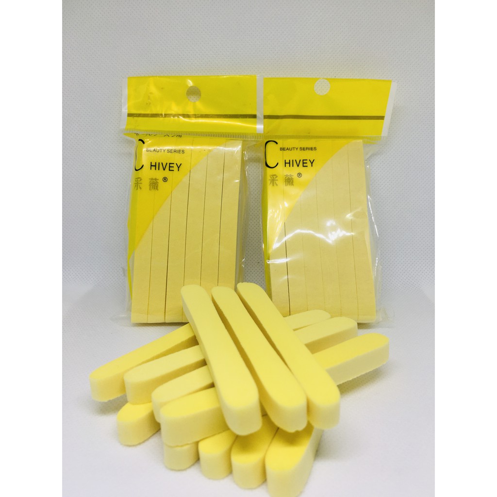 1 cây BÔNG MÚT RỬA MẶT CHIVEY mềm mịn 20 gói