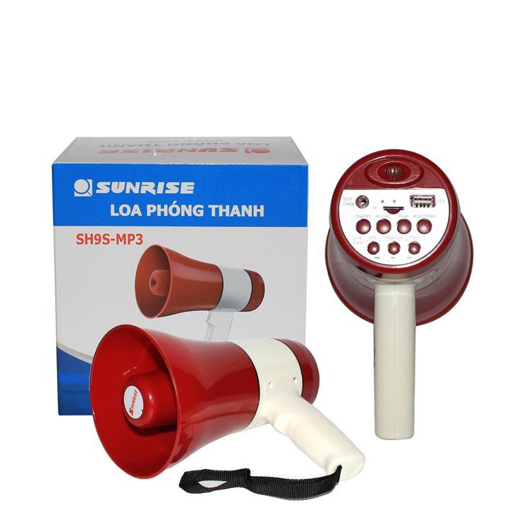 Loa Phóng Thanh Cao Cấp SUNRISE SH9S-MP3