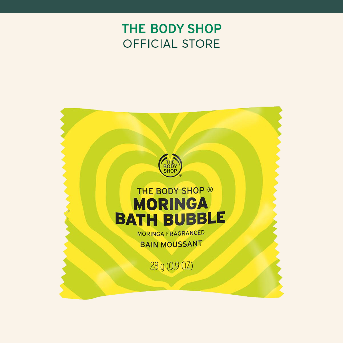 Viên Tắm Bồn The Body Shop Moringa Fragranced Bath Bubble 28G - Mixasale