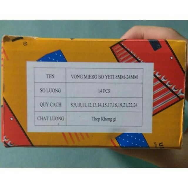 Bộ cờ lê (cây khóa dài) từ 8 đến 24