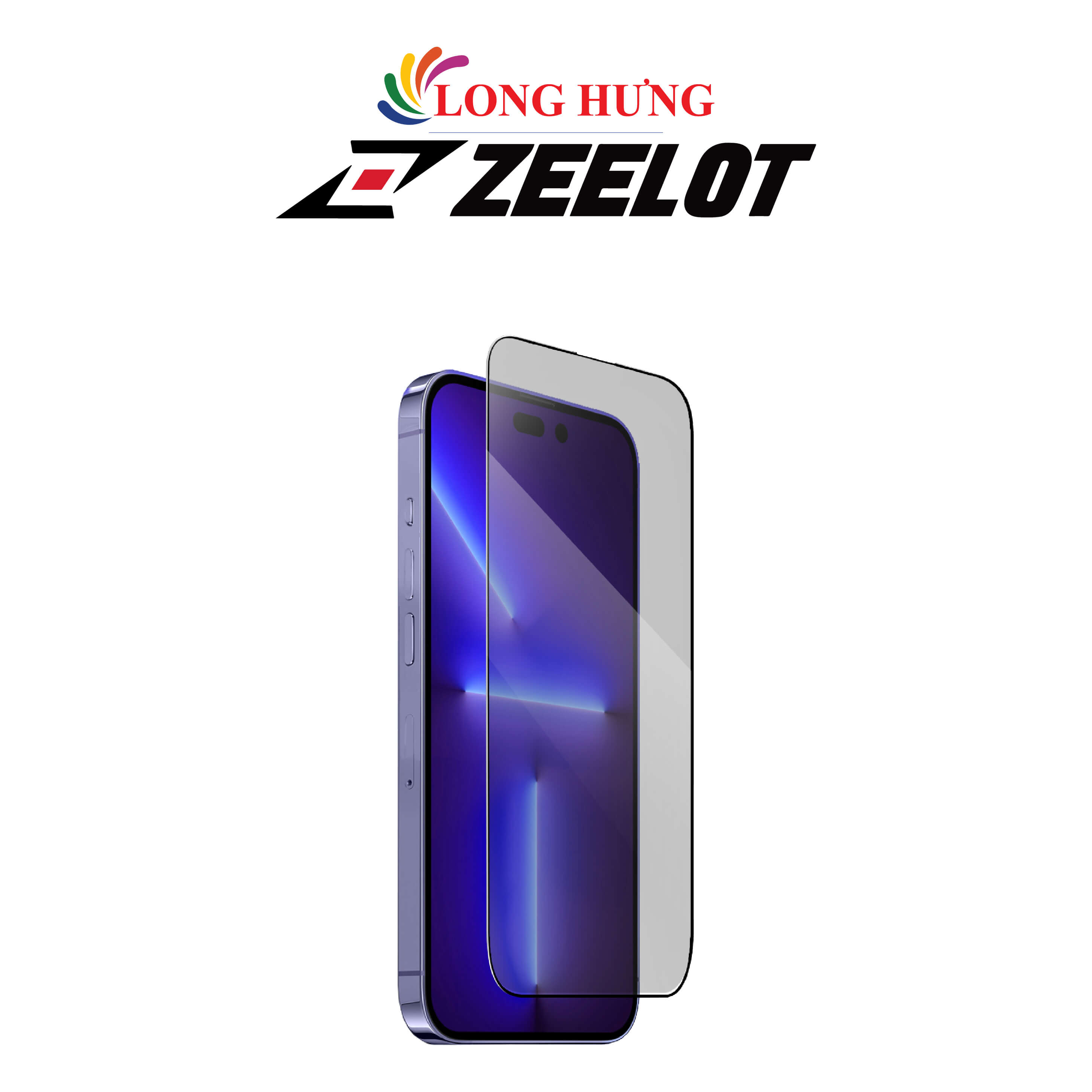 Dán màn hình cường lực Full viền chống nhìn trộm Zeelot dành cho iPhone 15 Pro Max/15 Pro/15 Plus/15/14/13/12/11 - Hàng chính hãng - Chịu lực tốt, bảo vệ màn hình chống va đập