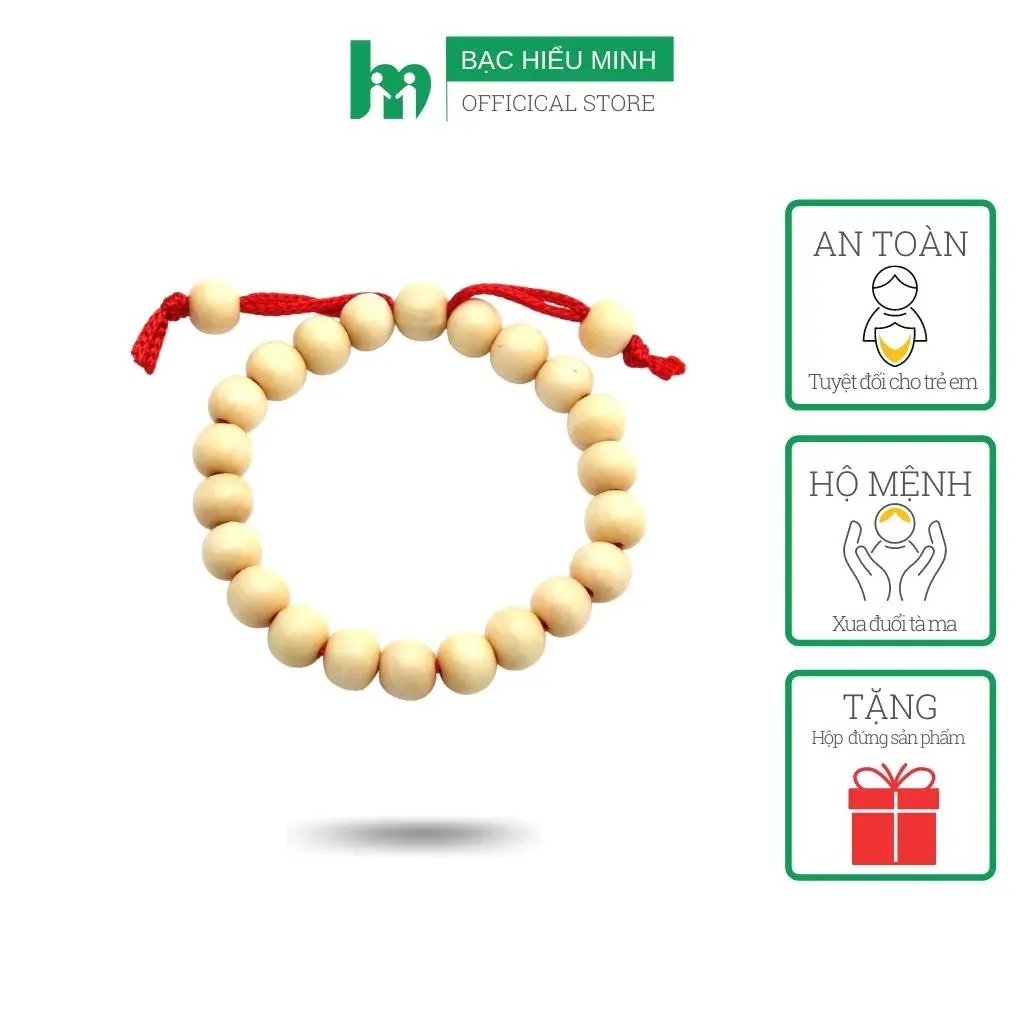 Lắc Tay Lắc Chân Trẻ Em Bạc Hiểu Minh LTE047 Vòng Dâu Tằm