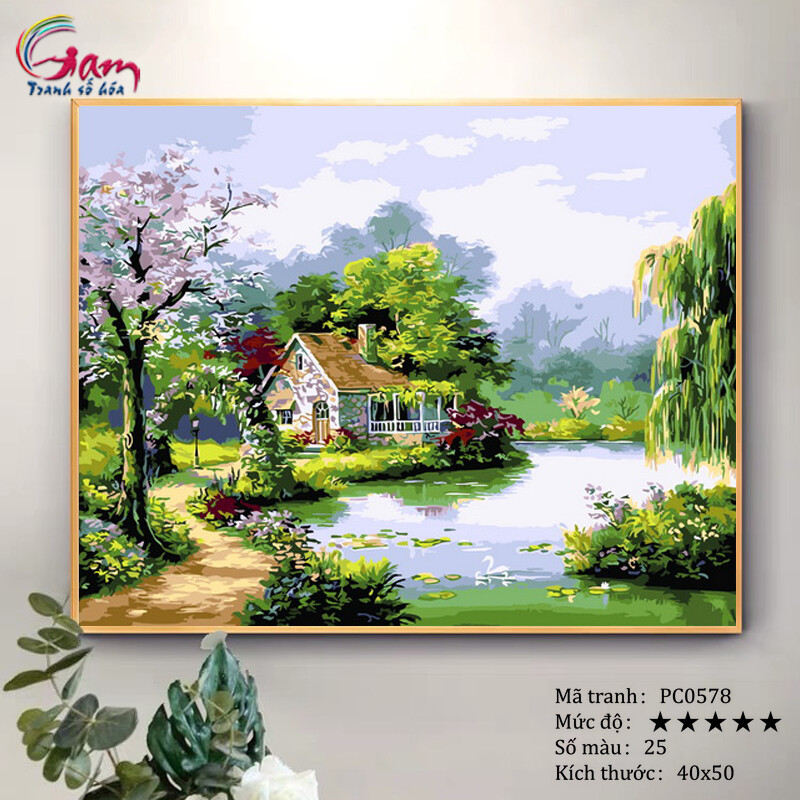 Paint by numbers kit with frame - No PC0578 Painting For Home Wall Decor, New Hobby And Gift